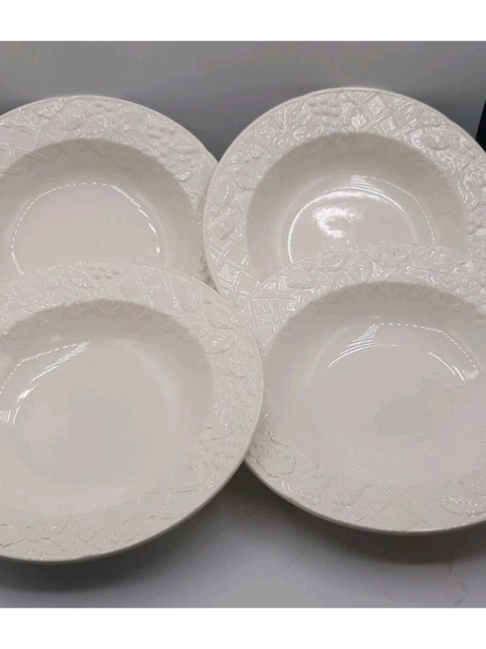 Mikasa English Countryside Set Of 4 Large Rim Soup Bowl 9 1/4 In DP900